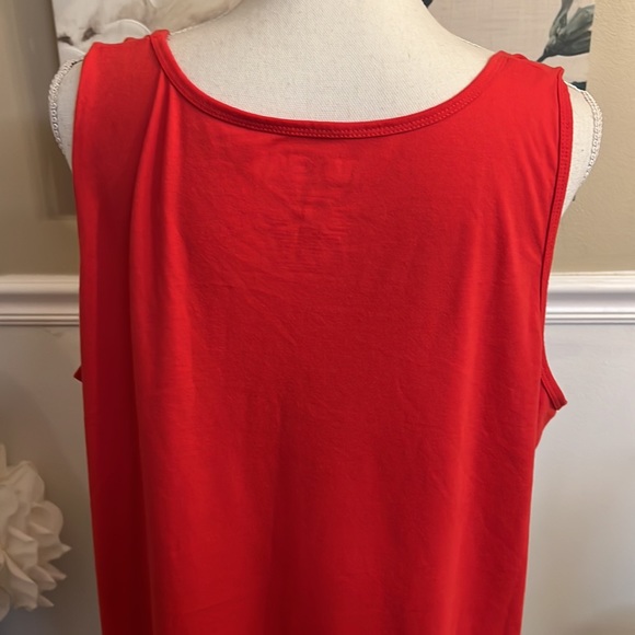 NASA Red White & Blue Tank Top SZ 3X - Picture 6 of 7